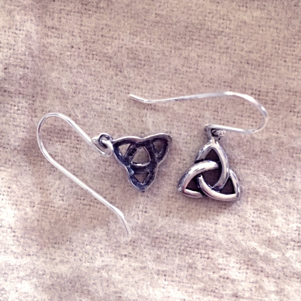 Silver Celtic Earrings
